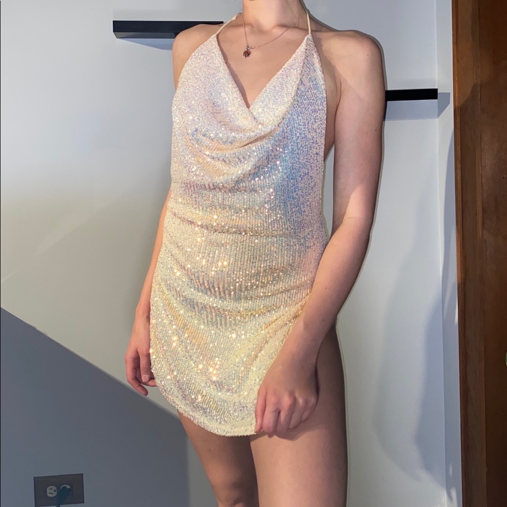 Sparkly mini dress
